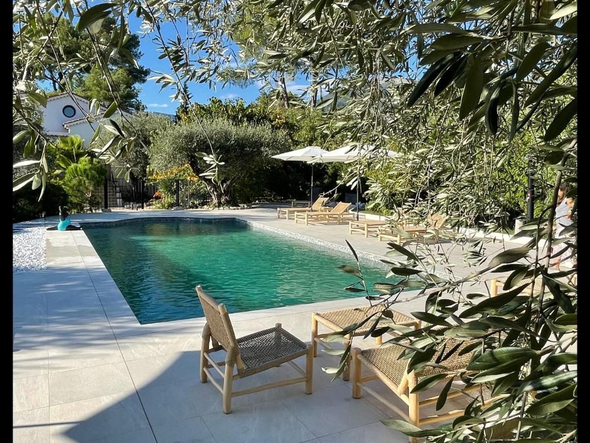 Villa La Carpenee Roquefort-les-Pins Luaran gambar